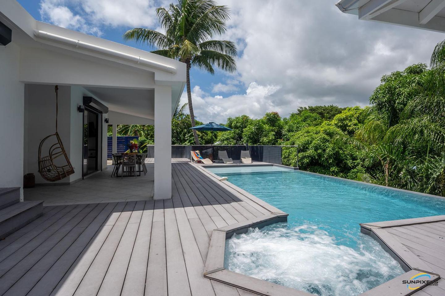 Villa Palm Diamond Jacuzzi & Piscine Prives Ле-Диаман Экстерьер фото